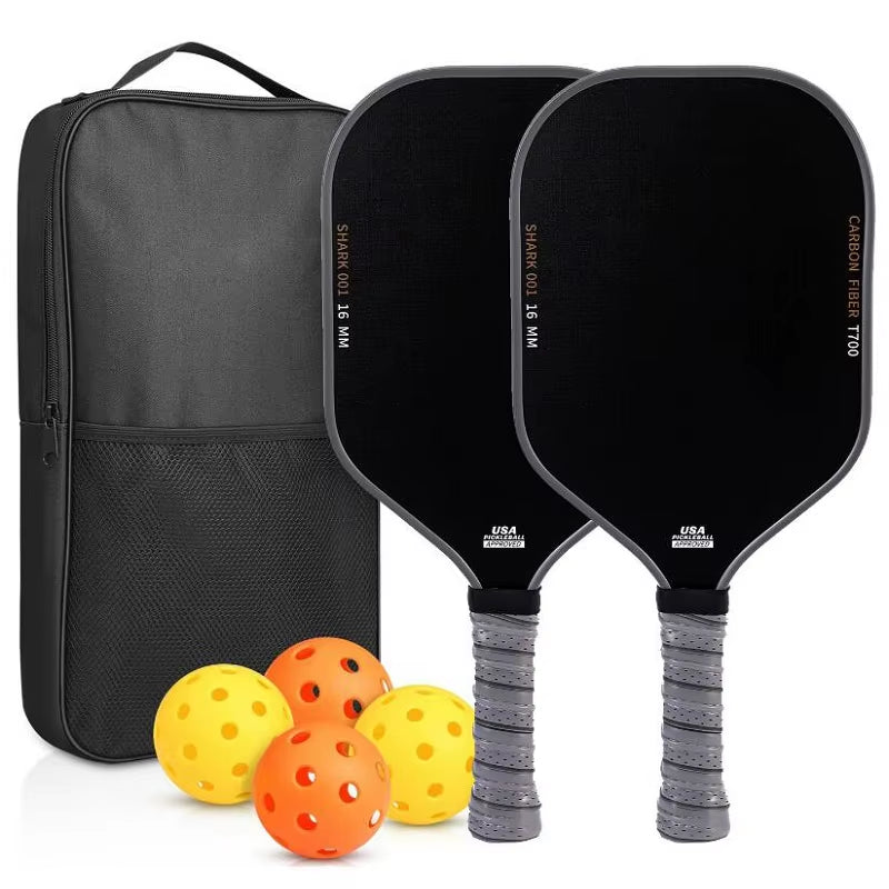 Pickleball Paddle T700 Carbon Fiber Frosted Surface 16MM Enhanced Sweet Spot&Control&Power Anti-Slip Grip USAPA Compliant